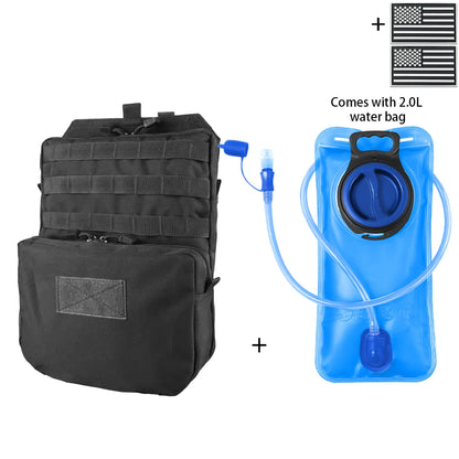 Outdoor Hunting Water Bag Set 2L Large Capacity Drinking Water Bag Portable Water Storage Bag for Hiking and Cycling