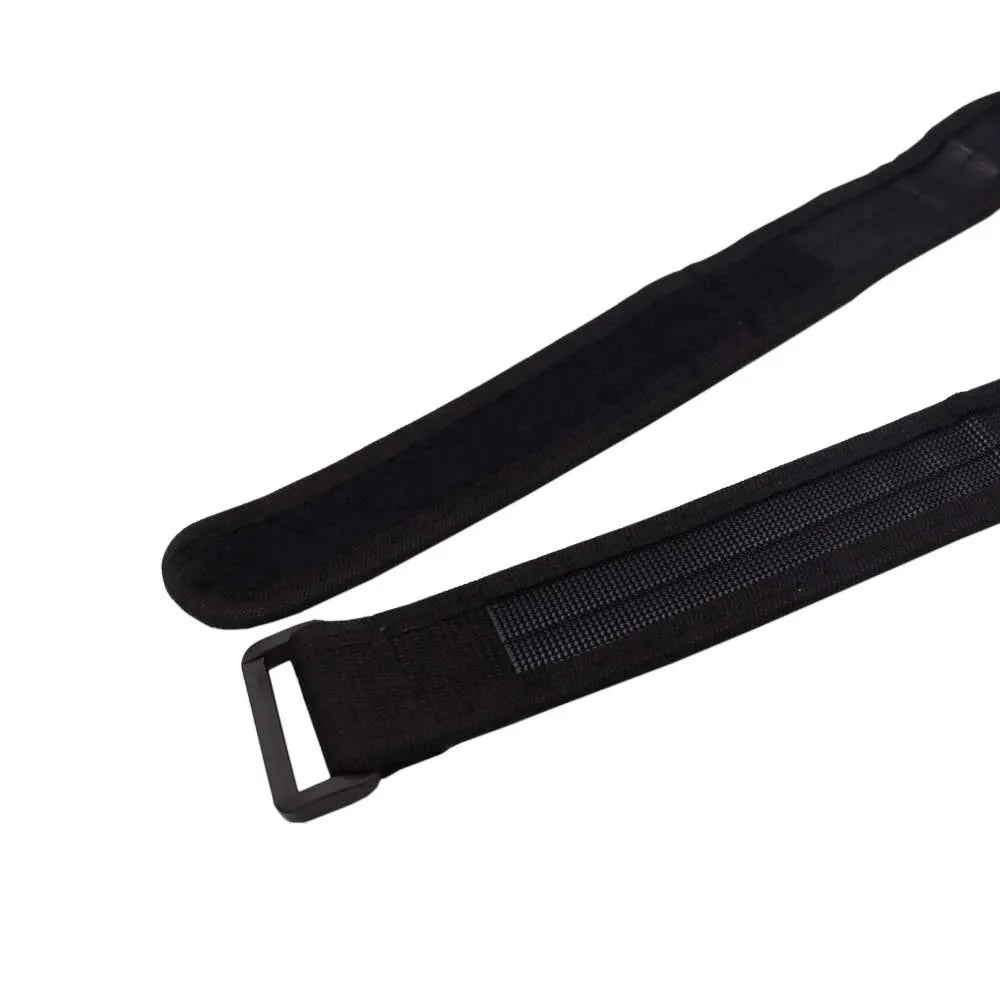 Tactical Adjustable Hunting Belt Airsoft Shooting Waistband Black Nylon Hook-and-Loop Belt