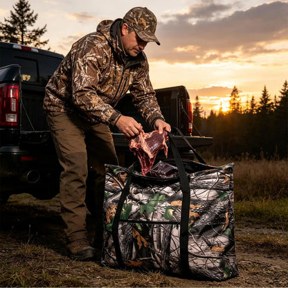 Hunting Bags For Men Waterproof Scent Control Meat Carry Tote 600D Oxford Cloth Hunting Gear Storage Bag With Handles For Men