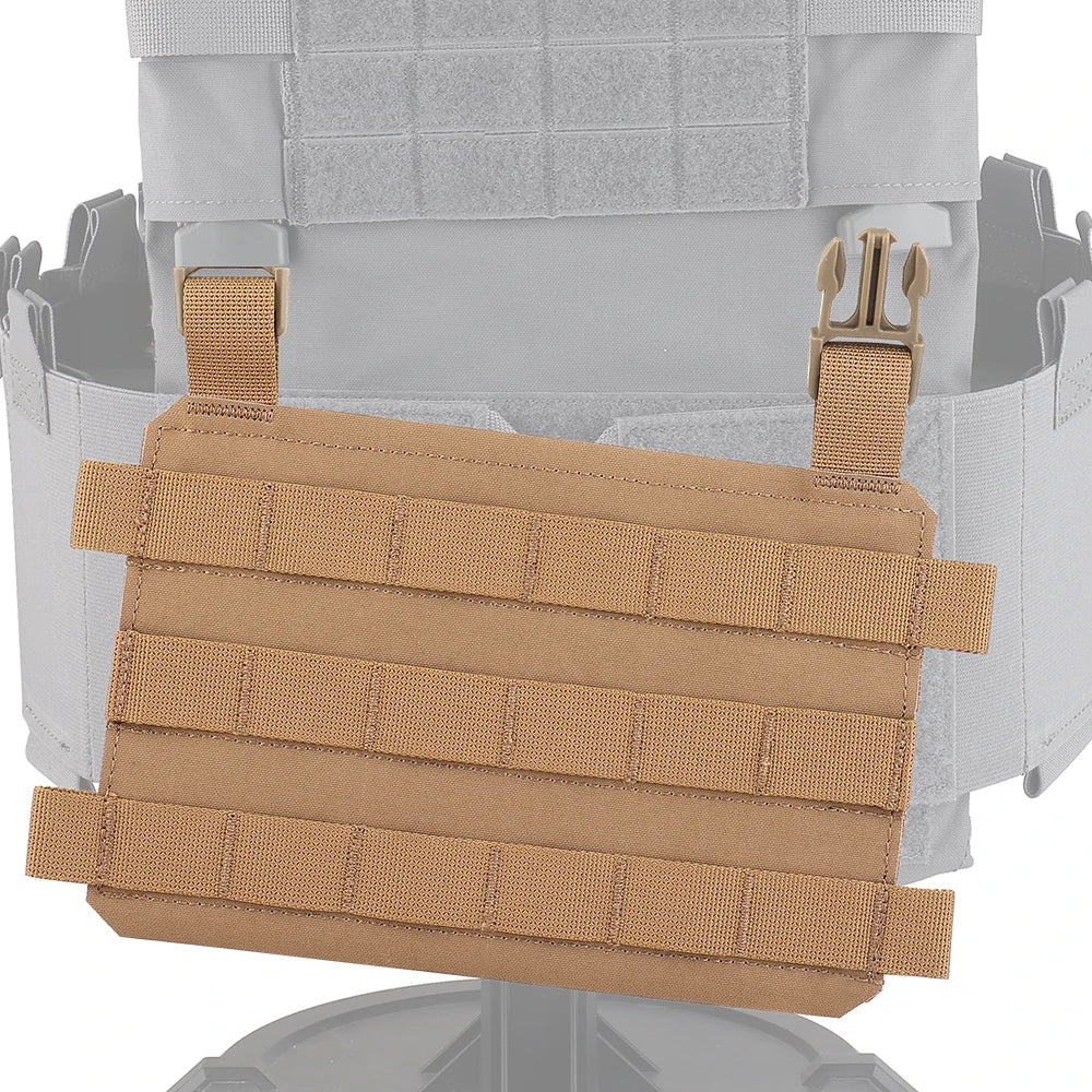Tactical Vest Molle Placard Modular Front Flap Adapter Panel For THORAX Airsoft Vest Expansion Equipment,Plug-in Installation