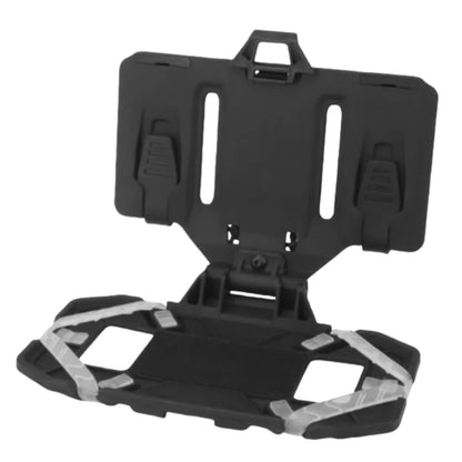 Ultralight MOLLE Navigation Panel - Foldable Front Mount for Maps & Smartphones (Field-Ready)