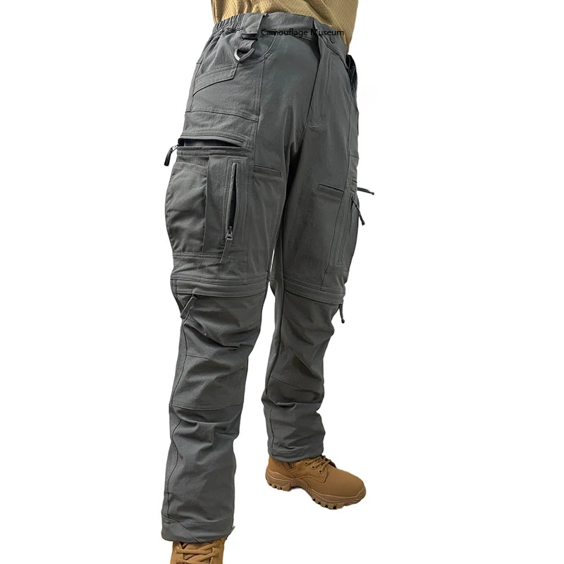 Reproduction Of UF GEN3 P40 Outdoor Grey Tactical Pants 200D Orange Peel Nylon Outdoor Durable Waterproof Hiking Soft Shell Pant