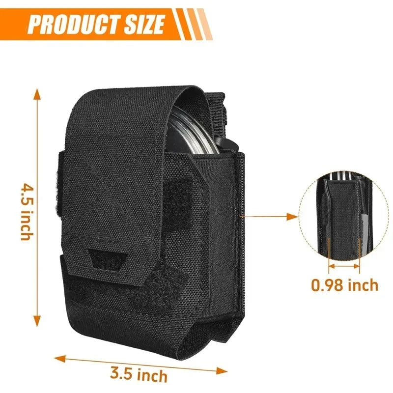 Quick Release Handcuffs Pouch Case Molle Shackles Holder Standard Universal Holster Plastic Clip External Waist Support Belt