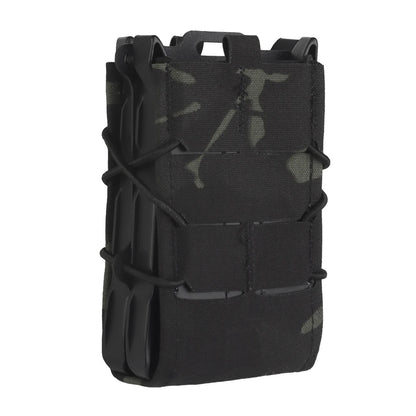 Hunting 5.56 7.62 Magazine Pouch Universal M4 AK AR15 Combination Double Mag Pouch for Airsoft Tactical Vest  Molle Waist Belt