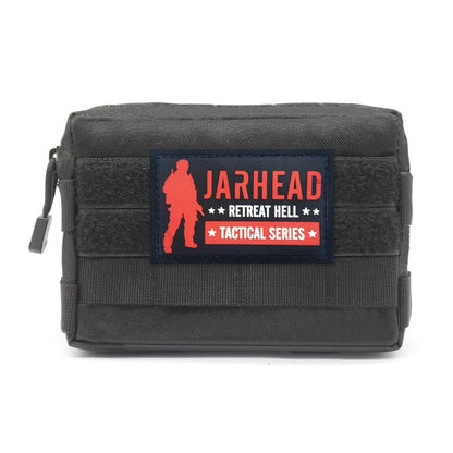 Tactical EDC Pouch Tool Storage Kit Molle Waist Bag Medical Outdoor First Aid Bag Hiking Hunting Accessories Bag With PVC Patche