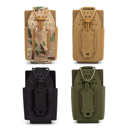 Tactical Mini Radio Pouch Hunting Molle Walkie-talkie Interphone Pouch Duty Tactical Torch Tool Pouch