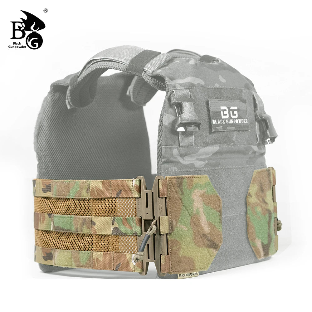 Magnetic Quick-Release Buckle Set  Molle 3-Band Design, Compatible with Tactical Vests for Hunting