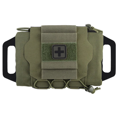 IFAK Tactical First Aid Kit MOLLE Rapid Deployment Outdoor Hunting Camping Survival Emergency Medical Pouch Combat Belts Gear