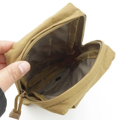 Outdoor Tactical Molle Pouch Waterproof Nylon Multi Purpose Army Small Tactical Pack Universal Hunting Camping Bag Outdoor Equip