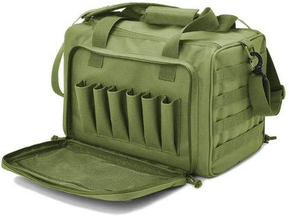 Gun Range Storage Bag Outdoor Hunting Accessory Nylon Gun Tactical Case Bags Pistol Tool Shoulder Pack Sniper Black
