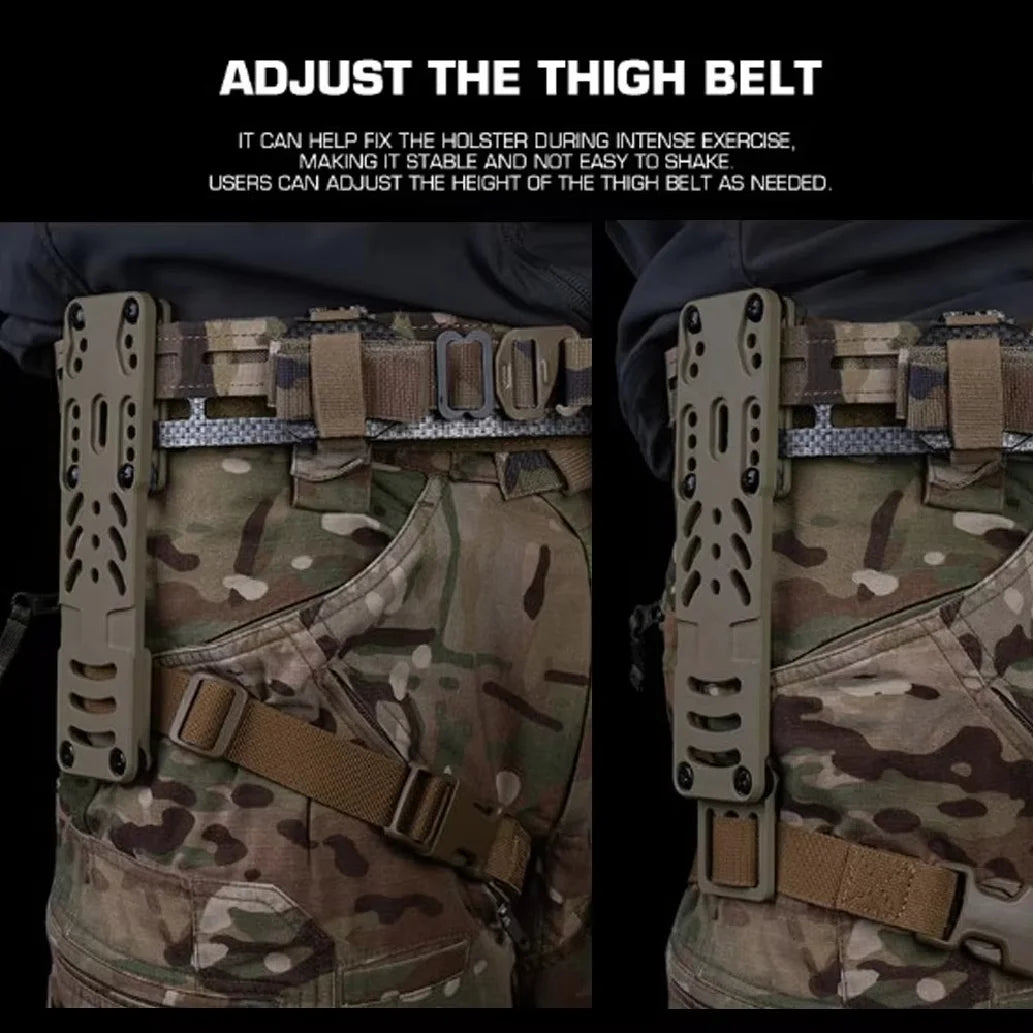 Metal Modular Holster Adapter 2.0 Multi-hole Position Adjustment QLS Platform Hunting Combat Airsoft Holster Adapter Accessories