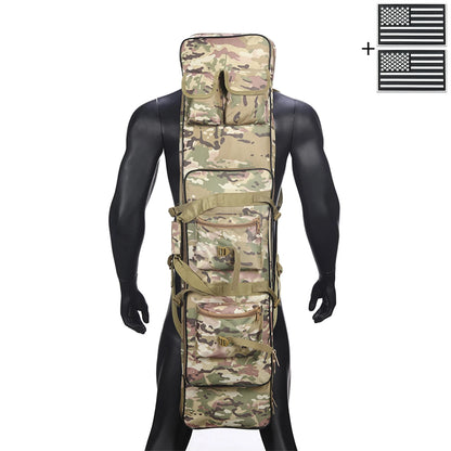 Outdoor hunting long equipment backpack multifunctional storage bag, adjustable shoulder straps, multiple storage pockets