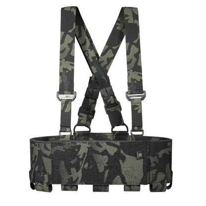 KRYDEX Tactical 556 Ready Chest Rig Low Vis Lightweight Concealed Carry Chest Rig Vest With Elastic Magazine Radio Tool Pouch