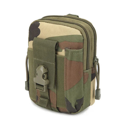 Molle Tactical Pouch Belt Waist Pack Men Small Pocket Survival Tool Bag for Running Travel Camping Hunting Airsoft