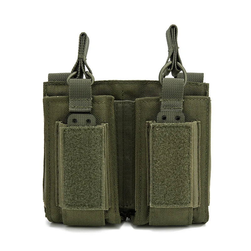 M4 M14 M16 AK AR Magazine Pouch Tactical Molle Triple Magazine Pouch Double-Layer Mag Pouches Universal Cartridge Holder