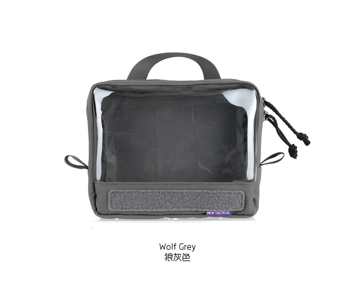 Visual Organizing And Storage Bag Made Of PET Material With Transparent Window Back Hook