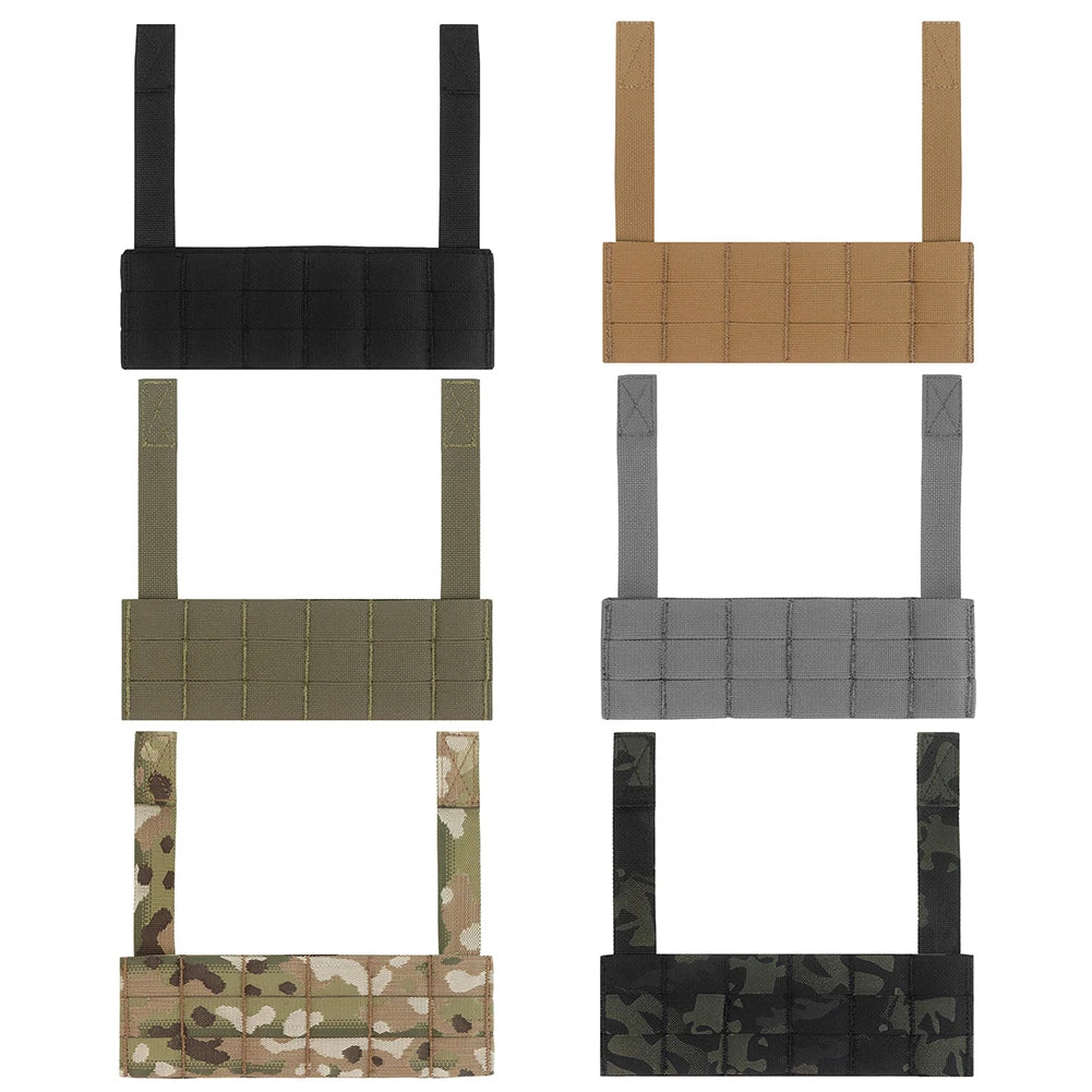 Chest Rig Harnesses Extension Accessories Chest Vest Rig Phone Panel Airsoft Vest Accessories