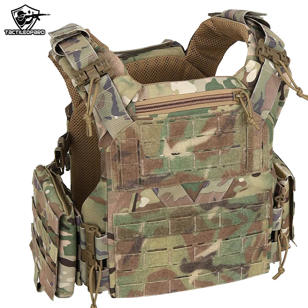 Tactical Vest Plate Carrier 3.0 Mesh Comfortable Quick Release on/off Hunting Cummerbund Fast Adjust Multi-size Airsoft Gear
