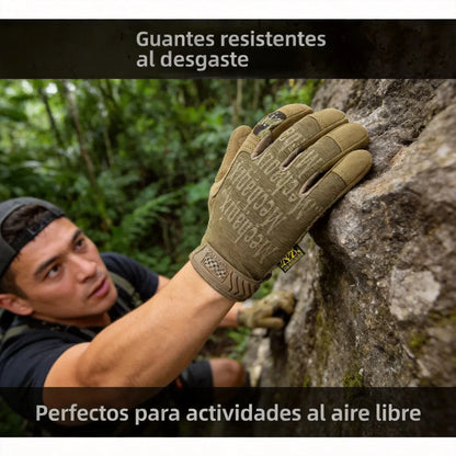 Mechanix Tactical Full-Finger Gloves: Outdoor Climbing, Protection, Touchscreen Compatible, Wear-Resistant and Anti-Slip Gloves
