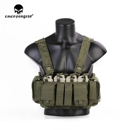 Emersongear MF Style Tactical Chest Rig UW Gen IV Airsoft Hunting Vest Harness Split Front Carrier