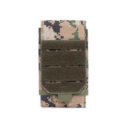 Outdoor Sports Molle Phone Pouch Laser Cut Molle Phone Pouch Waist Pack Camping Hiking Hunting Accessories EDC Tool Bag