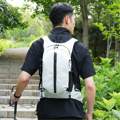 18L Outdoor Sports Backpack Nylon Waterproof Breathable Trail Cycling Pack Unisex Backpack for Hiking Mountaineering