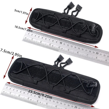 Outdoor Molle Knife Pouch EDC Waist Pack Hunting Accessories Vest Bags Flashlight Holder Knives Pouch Tactical Molle Nylon Bag