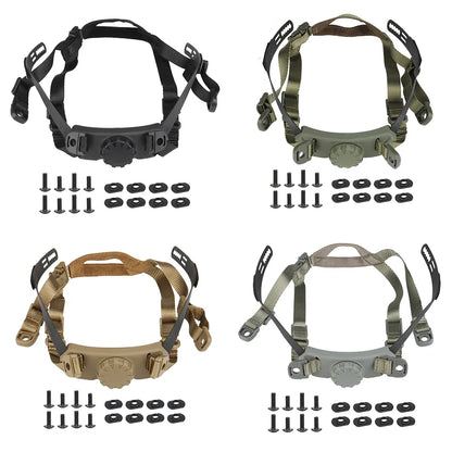 FAST Helmet Secures Chin Strap. Hunting Helmet Adapter, Adjustable Fixing Rope for HL-31 HL-32 Helmet