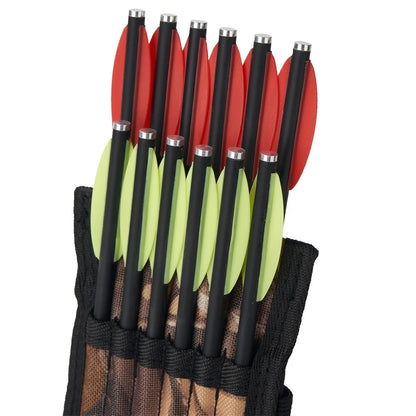 Mini 6.25 Inch Archery Crossbow Arrow Bag Portable Short Arrow Bag 6 12 Hold 6mm Arrows Bag Outdoor Shooting Hunting Accessories