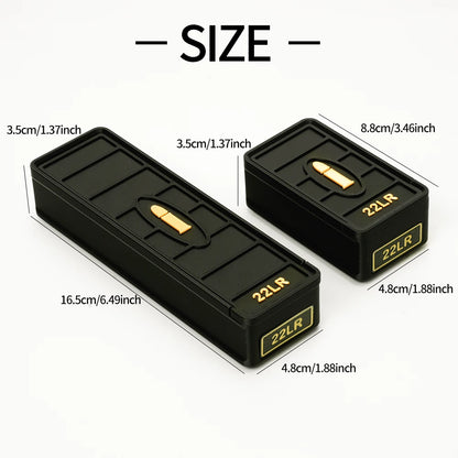 .22LR Ammo Storage Box 50/100 Round Two Ammo Capacity Storage Box 3D Printed Plastic Material