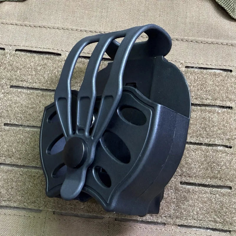 Upgrade Polymer Handcuff Case for Most Chain or Hinged Cuffs Quick Release Cuffs Holster MOLLE Compatible 360 Rotation Belt Clip