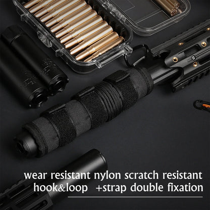 4inch Green Tactical Silencers Protective Cases For Hunting Shooting Silencers Protective Cove nylon Suppressor Cover
