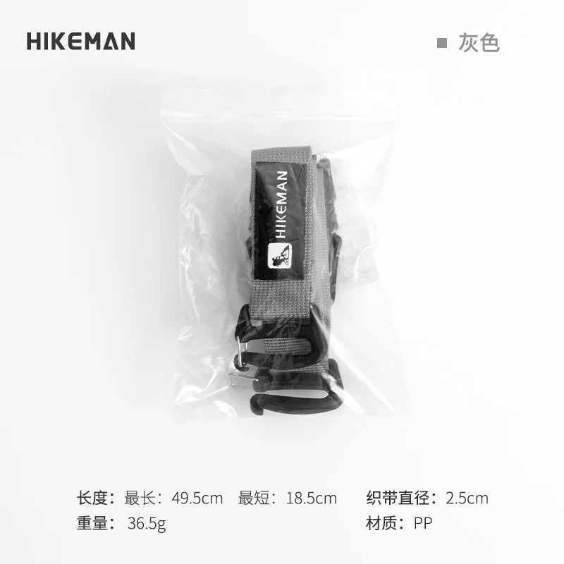 1PC Outdoor Luggage Strap Camping and Travel Equipment Adjustable Plug-In-Buckle Fixed Packing Strap