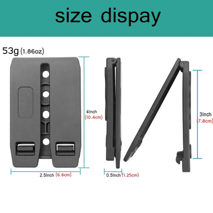 Gun&Flower MOLLE Adapter, Polymer Modular Attachment for Gun Holsters/Magazine Pouches. Fits Molle Belt/Molle Vest