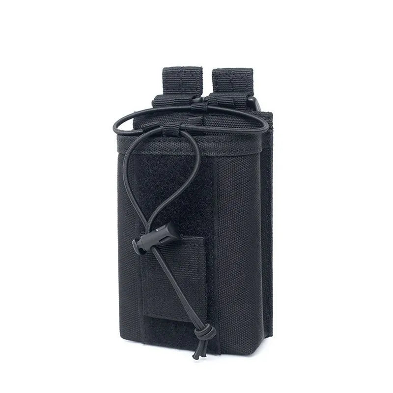 6 Style Tactical Molle Radio Holder Portable Walkie Talkie Pouch Case Radios Holster Bag Camping Hunting Accessories