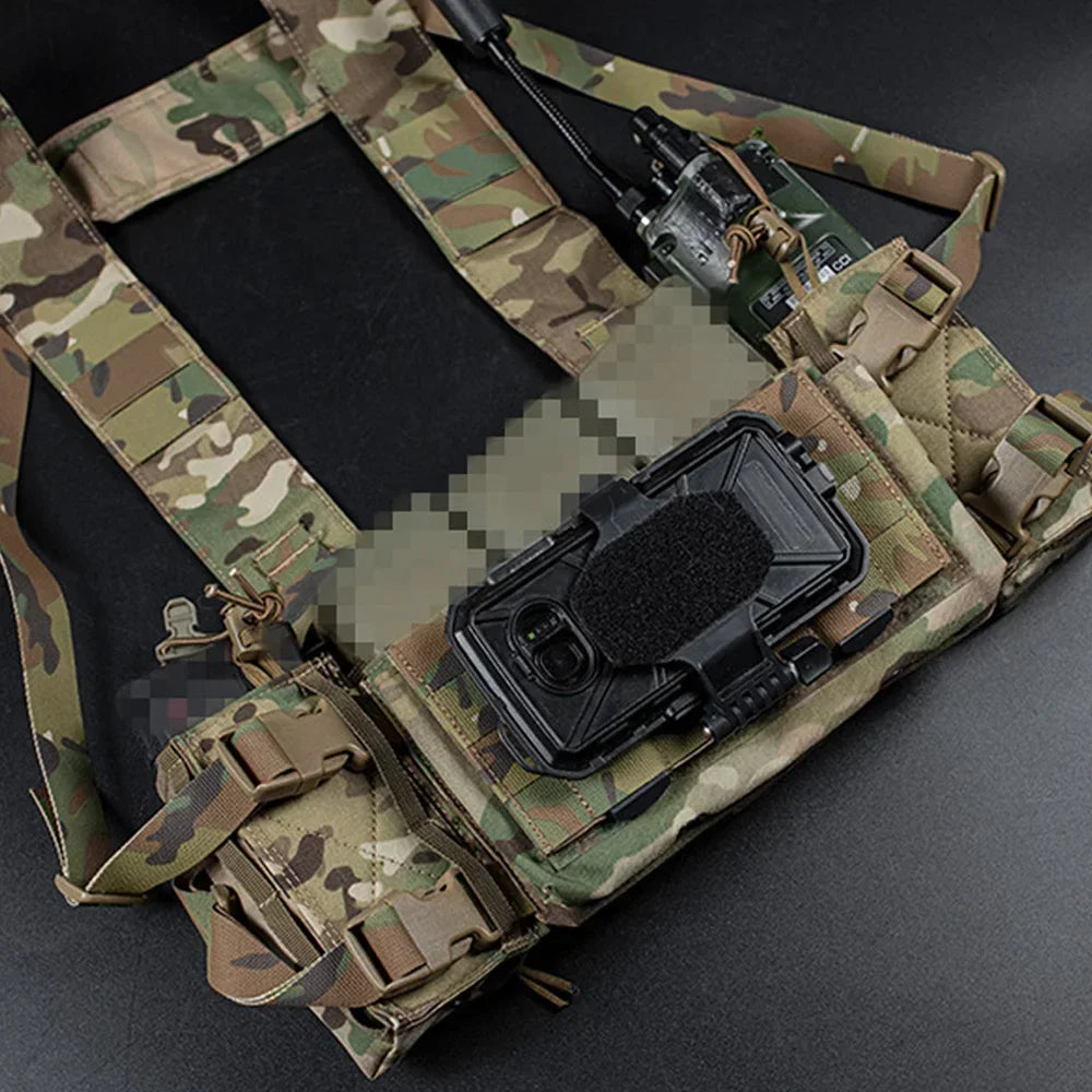 MOLLE Vest Full Panel Front Flap Micro Fight Chassis Hanging Panel For MK3 MK4 Chest Rig Micro Fight MOLLE Full Flap Nylon 5TYPE