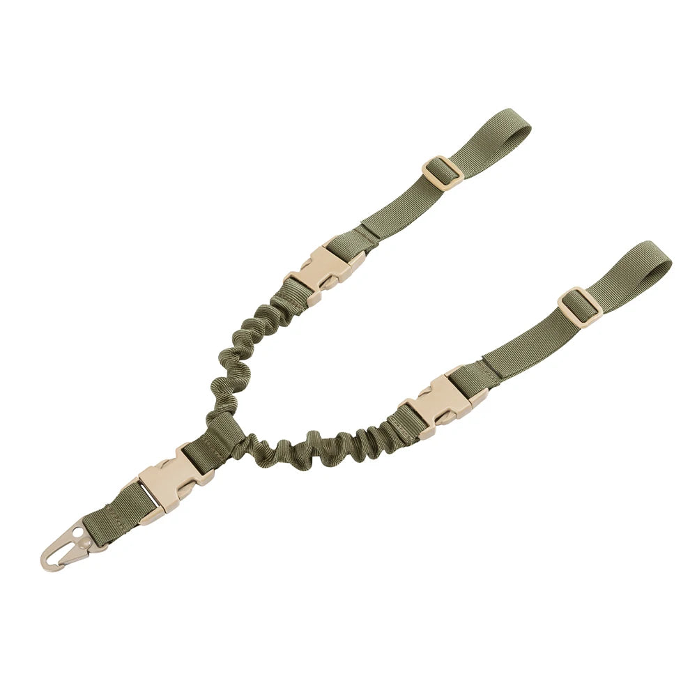 EXCELLENT ELITE SPANKER Tactics Telescopic Hanging Rope Quick Release Bungee Sling Dual Use Adjustable Lanyard Telescopic