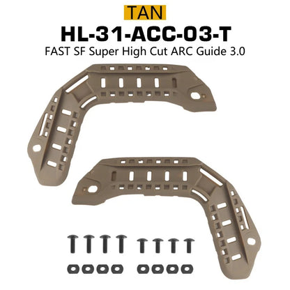 FAST outdoor helmet upgrade accessories SF ultra-high cut camping equipment ARC rail 3.0 hidden wiring