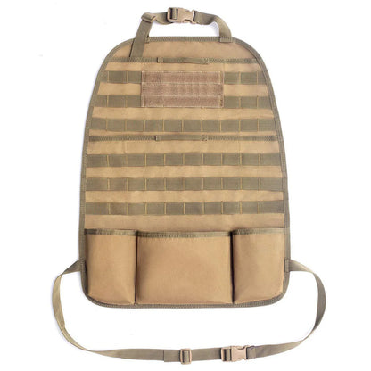 Molle Car Seat Back Organizer Panel Storage Pouch Universal Travel Vehicle Seat Cover Protector EDC Tool Bag Hunting Accessories