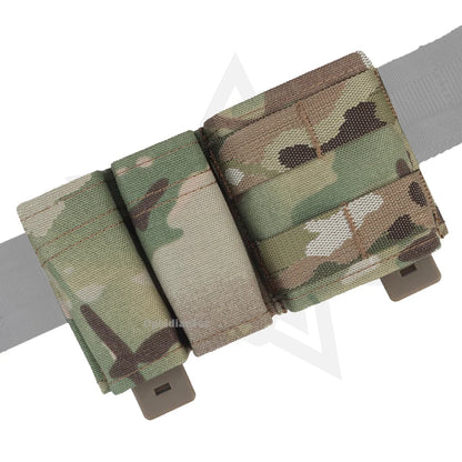 5.56 9mm 1+2 Magazine Pouch KYWI Wedge Insert Shorty MAG Bag MOLLE M4 G17 AR15 Airsoft Belt Vest Gear with Maclice Clip