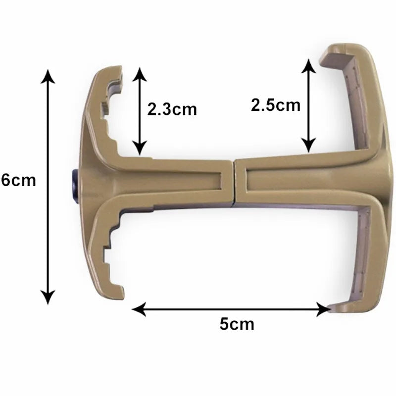 Tactical Dual Magazine Connector Clip for Airsoft AK AR15 M4, Universal Parallel Mag Link Speed Loader Game Accessories