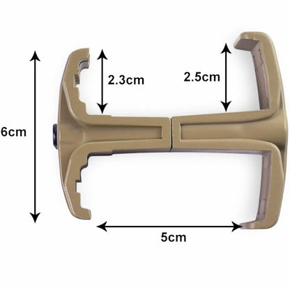 Tactical Dual Magazine Connector Clip for Airsoft AK AR15 M4, Universal Parallel Mag Link Speed Loader Game Accessories
