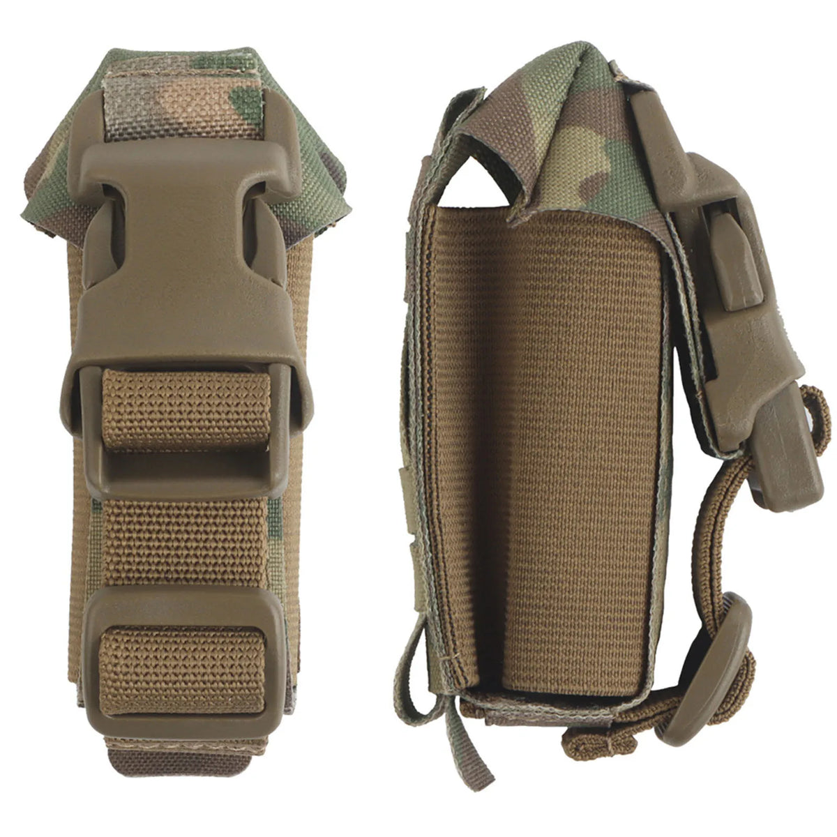 Tactical GP-12 Grenade Pouch Flexible Storage Bag Plate Carrier Molle Elastic Fixed Pocket Grenade Holder Tool Bag for Outdoor