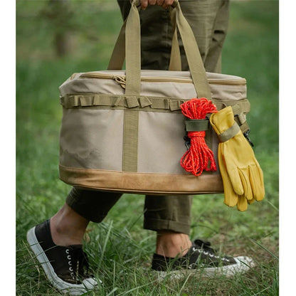 Multi-Purpose Nylon Safety Gloves (with Hook & Clip) - Tactical Design for Outdoor Climbing, Camping & Rope Work