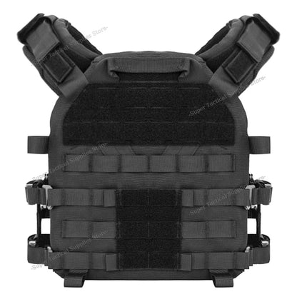 Full-Size Hunting Vest Tactical Plate Carrier MOLLE Airsoft Gear Outdoor Quick Release Fast Adjust Cummerbund Chest Rig