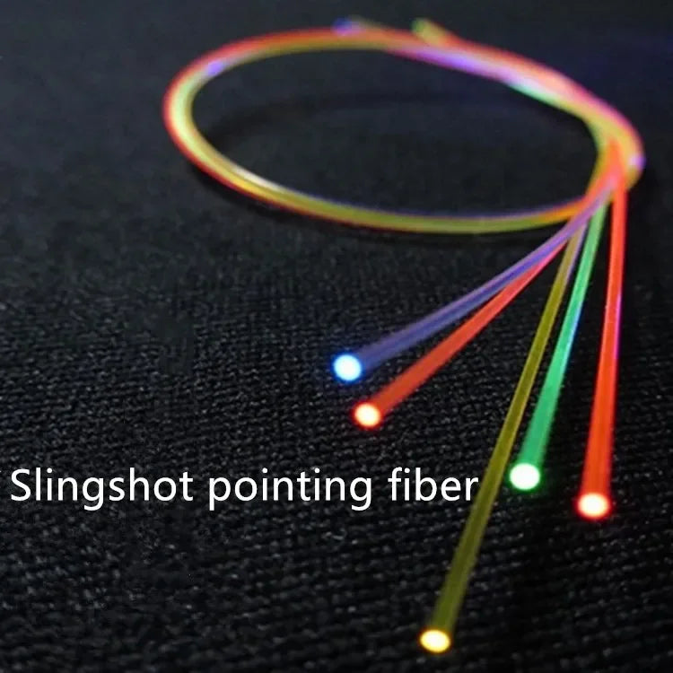 50cm Fiber Optic Bow Sight Replacement Pin 0.5mm 0.75mm 1.0mm  Red Green Slingshot Compound Bow Hunting Fiber Accessory