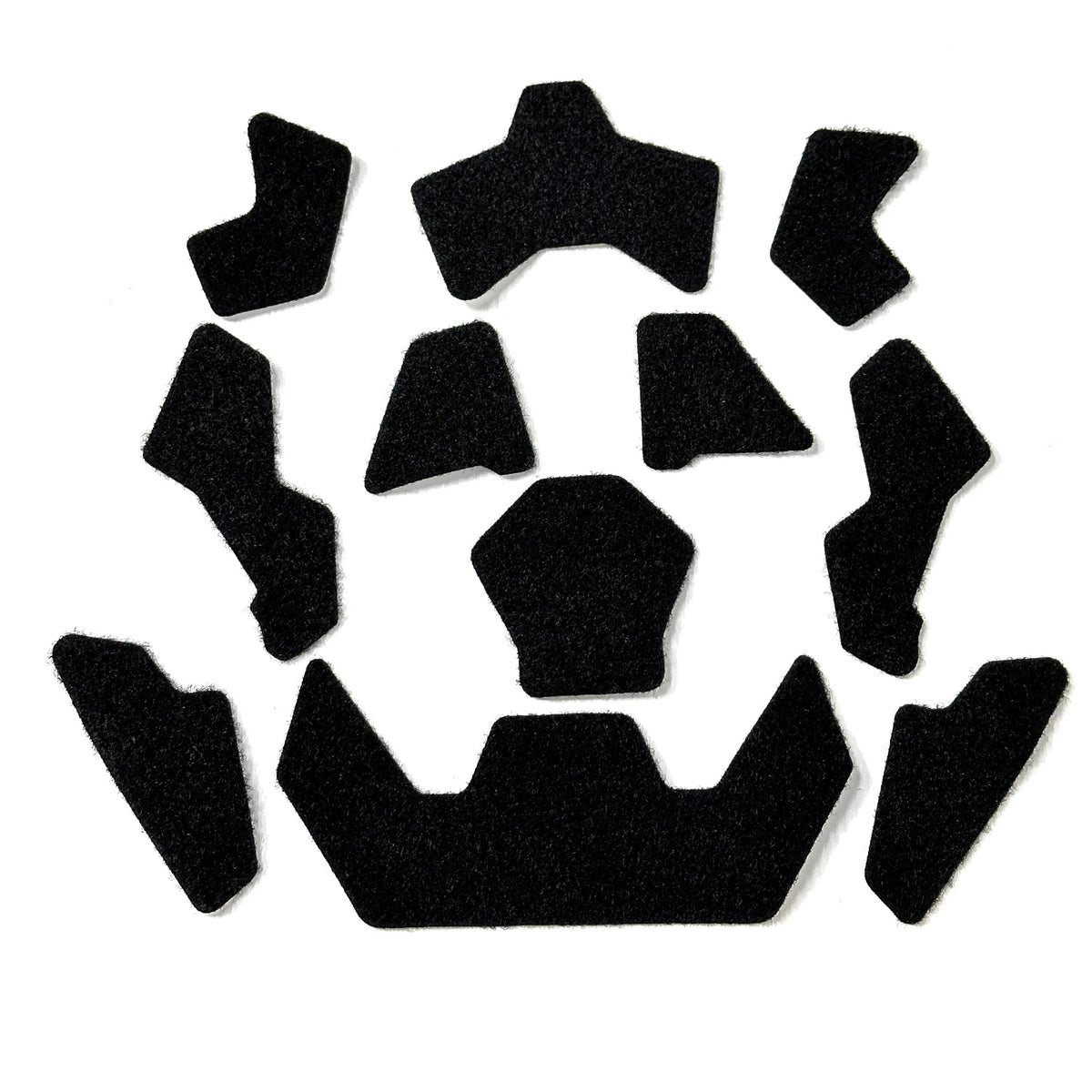 Tactical Helmets Patches 11Pcs Universal Exterior Tape Helmet Hook And Loop Fastener Set for Fast High Cut Helmet Magic Sticker