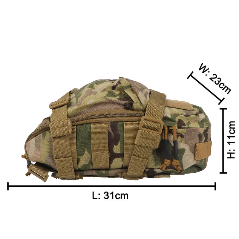Tactical Hydration Bag MOLLE Water Bladder Carrier Pack for Tactical Vest Backpack Plate Carrier