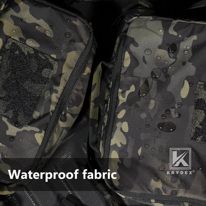 KRYDEX Tactical Travel Packing Organizer Pouch 70D Nylon Packing Cubes Waterproof Luggage Bags YKK Zipper 4pcs set