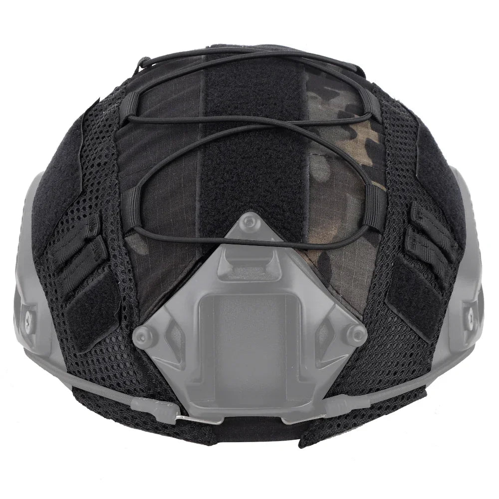 Sport Helmet Cover Hunting Shooting Airsoft Helmet Cover Mesh Paintball Helmet Cover for Ops-Core PJ/BJ/MH Fast Helmet Cover